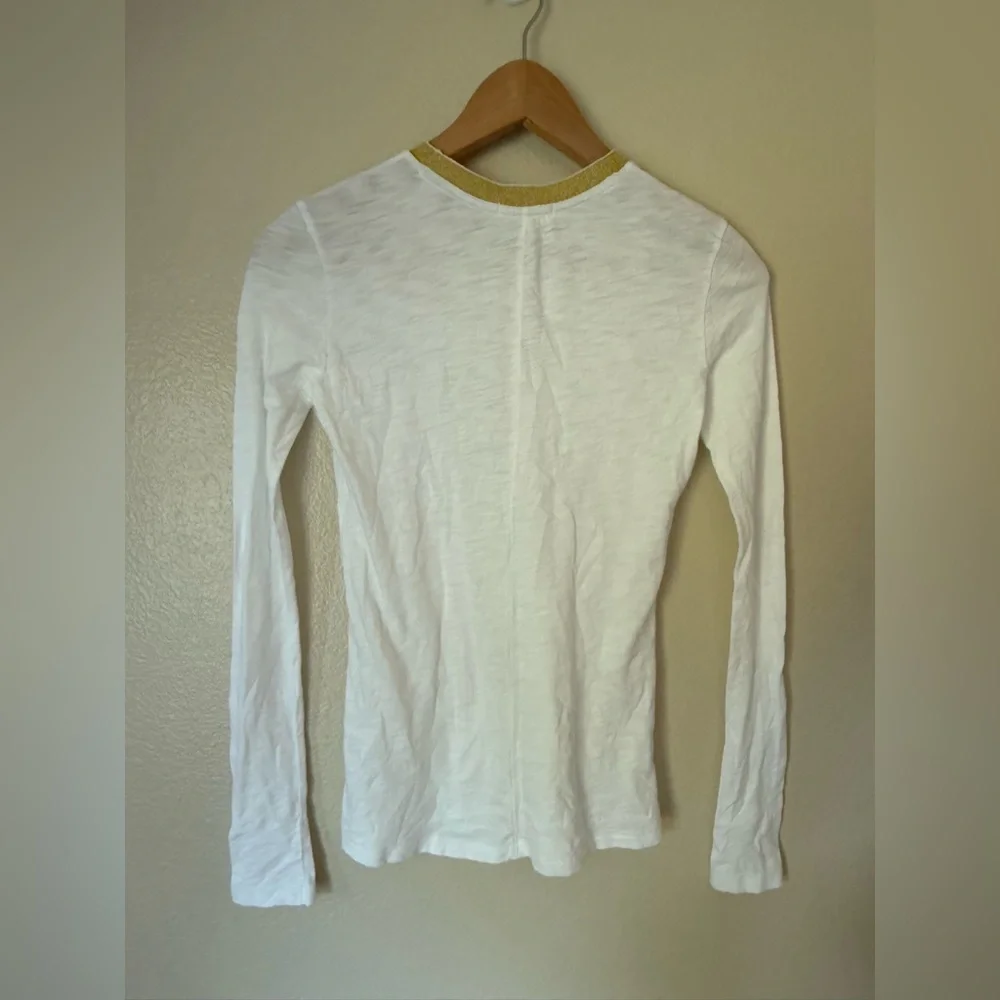 GOLDIE Long Sleeve Pavé Ringer Tee - Picture 3 of 5